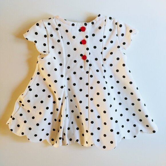 Maggie & Zoe Short-Sleeved Polka-Dot Dress 12 months - Picture 3 of 10